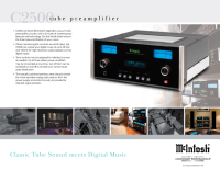 McIntosh C2500 - Brochure 